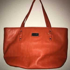 Nine West Orange tote bag